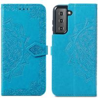 imoshion Etui de télephone Mandala Samsung Galaxy S21 - Turquoise