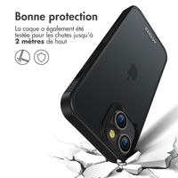 Accezz Coque Givrée Robuste Apple iPhone 14 - Noir