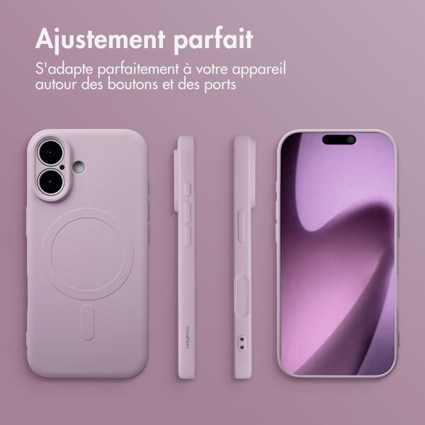 imoshion Coque Couleur avec MagSafe Apple iPhone 17 - Violet