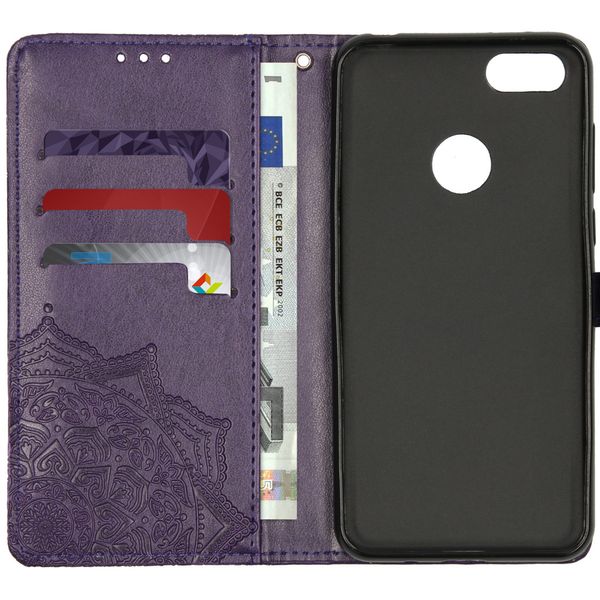 Etui de téléphone portefeuille Mandala Motorola Moto E6 Play