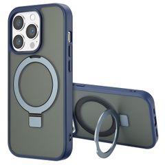 Accezz Coque Ring Stand avec MagSafe Apple iPhone 14 Pro Max - Bleu