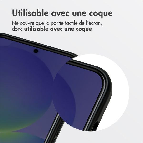 Accezz Protection d'écran en verre trempé avec filtre de confidentialité + Applicateur Samsung Galaxy A36