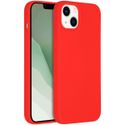 Accezz Coque Liquid Silicone avec MagSafe iPhone 14 Plus - Rouge