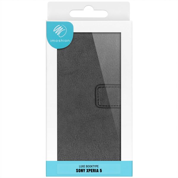 imoshion Étui de télephone portefeuille Sony Xperia 5 - Noir