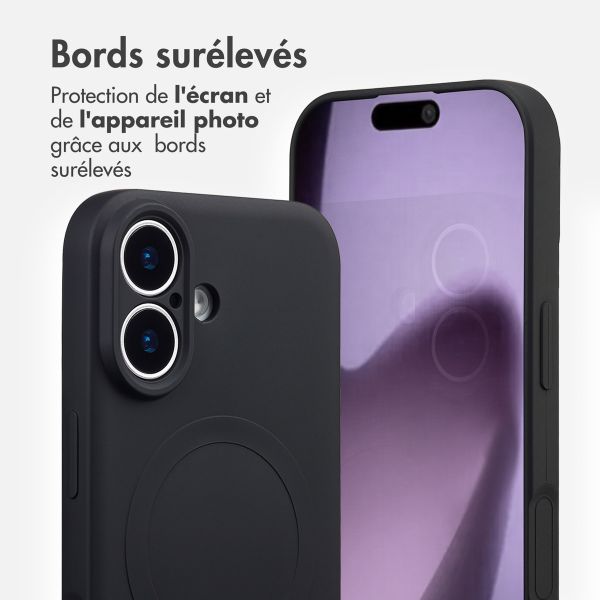 imoshion Coque Couleur avec MagSafe Apple iPhone 17 - Noir