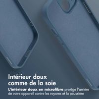 imoshion Coque Couleur avec MagSafe Apple iPhone 15 - Bleu foncé