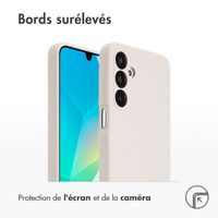 Accezz Coque Liquid Silicone Samsung Galaxy A16 5G - Stone