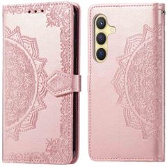 imoshion Etui de télephone Mandala Samsung Galaxy S24 / S25 - Rose Doré