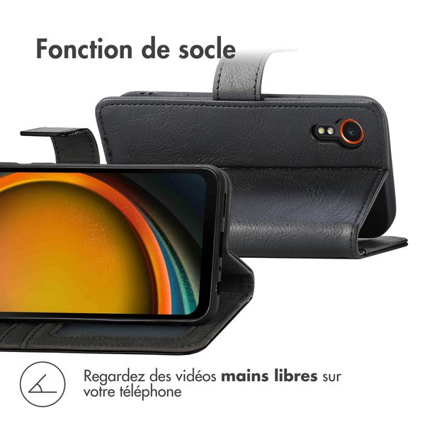 imoshion Étui de télephone portefeuille Samsung Galaxy Xcover 7 - Noir