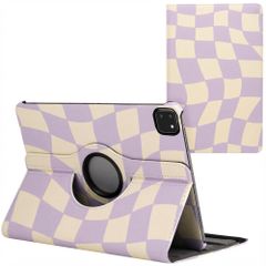 imoshion Coque tablette Design rotatif à 360° Apple iPad Pro 11 (2022 / 2021 / 2020 / 2018) - Dancing Cubes