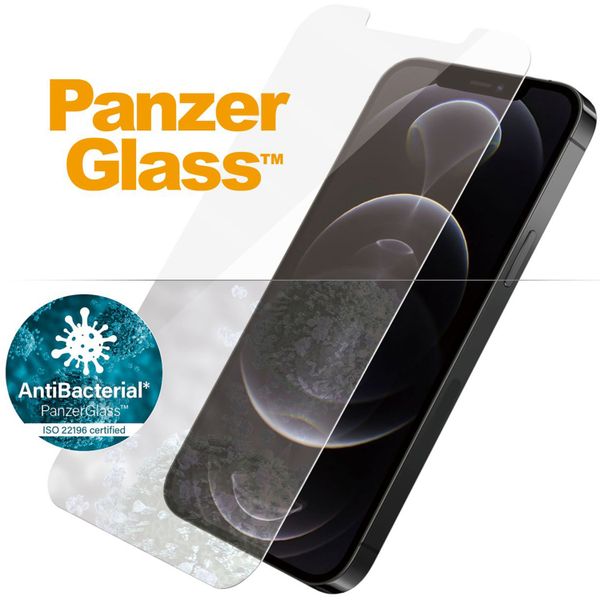 PanzerGlass Protection d'écran en verre trempé Anti-bactéries Apple iPhone  12 (Pro)