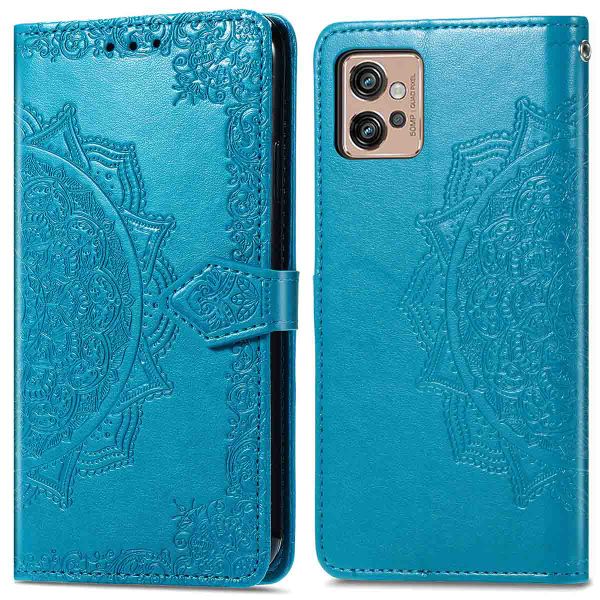 imoshion Etui de téléphone portefeuille Mandala Motorola Moto G32 - Turquoise