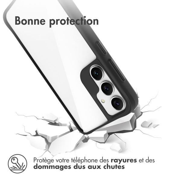 imoshion Rugged Hybrid Carbon Case Samsung Galaxy S25 - Noir