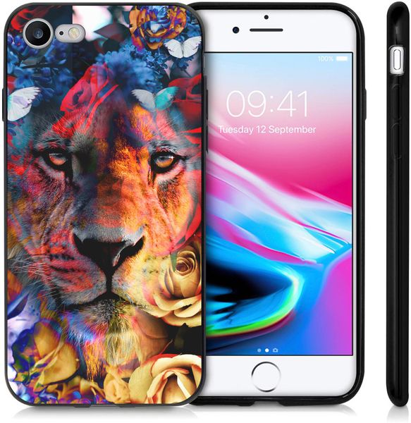 imoshion Coque Design iPhone SE (2022 / 2020) / 8 / 7 - Jungle - Lion