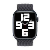 Apple Bracelet Solo tressé Apple Watch Series 1 - 11 / SE / Ultra (44/45/46/49 mm) - Taille 7 - Midnight