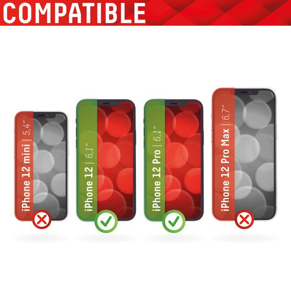 Displex Protection d'écran en verre trempé Real Glass Full Cover Apple iPhone 12 (Pro)