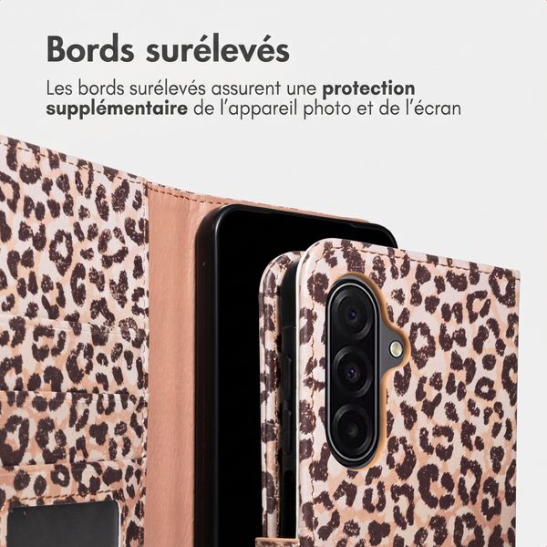 imoshion Étui de télephone portefeuille Design Samsung Galaxy A17 (5G) / (4G) - Leopard Mood