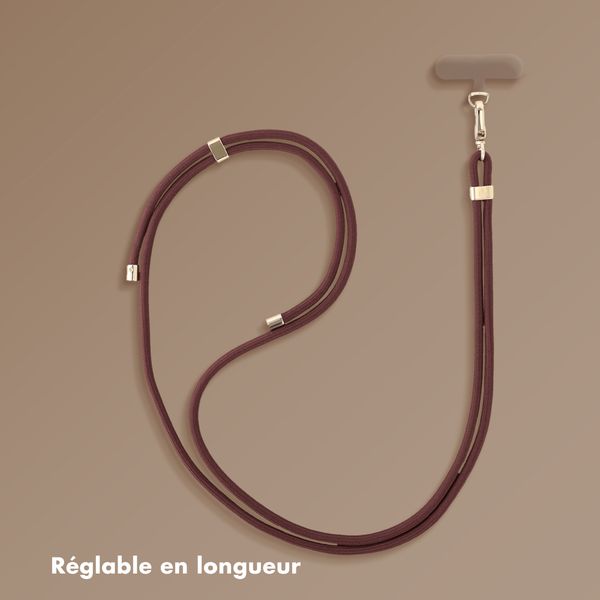 Selencia Cordon de téléphone universel - Terracotta