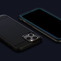 Spigen Protection d'écran en verre trempé GLAStR iPhone 12 Mini - Noir