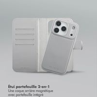 Selencia Étui portefeuille amovible Olyn avec MagSafe Apple iPhone 17 Pro - Gris