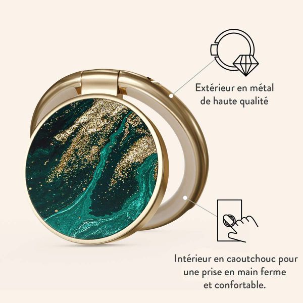 Burga Ringholder Gold - Bague téléphone - Emerald Pool