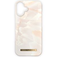 iDeal of Sweden Coque Fashion iPhone 16 Plus - Rose Pearl Marble