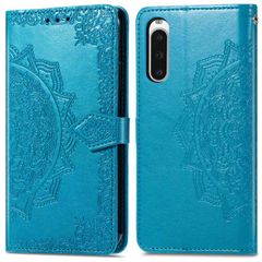 imoshion Etui de téléphone portefeuille Mandala Sony Xperia 10 V - Turquoise