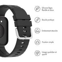 imoshion Bracelet en silicone pour Huawei Watch Fit 3 - Noir