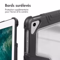 Accezz Coque tablette Rugged Trifold Apple iPad 6 (2018) 9.7 pouces / iPad 5 (2017) 9.7 pouces / Air 2 (2014)/Air 1 (2013) - Noir