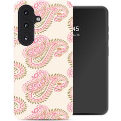 Selencia Coque arrière Vivid avec MagSafe Samsung Galaxy S26 - Paisley Blush