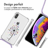 imoshion Coque Design avec cordon Apple iPhone X / Xs - Sandstone Dandelion