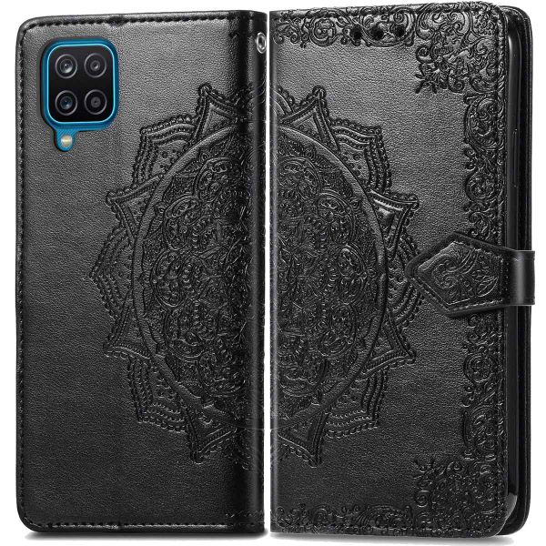 imoshion Etui de téléphone portefeuille Mandala Samsung Galaxy M22 / A22 (4G) - Noir