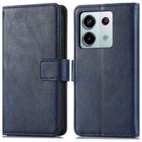 imoshion Étui de télephone portefeuille Xiaomi Redmi Note 13 Pro (5G) / Poco X6 - Bleu foncé