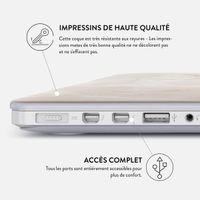 Burga Coque Rigide Apple MacBook Air 13 pouces (2022 / 2024 M3 chip / 2025 M4 chip) - Vanilla Sand