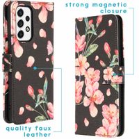 imoshion Coque silicone design Samsung Galaxy A53 - Blossom Black