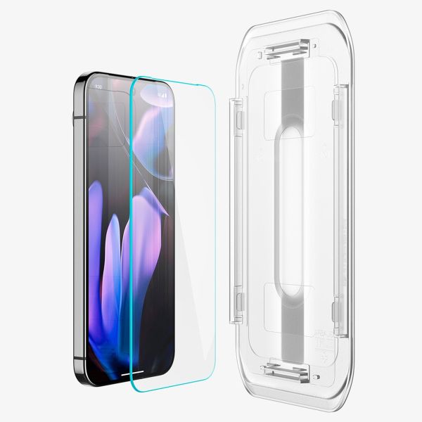 Spigen Protection d'écran en verre trempé GLAStR Fit + Applicator Google Pixel 9 / 9 Pro