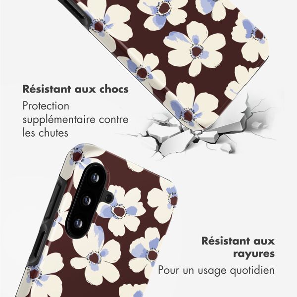Selencia Coque arrière Vivid Samsung Galaxy A17 - Choco Flower Pop