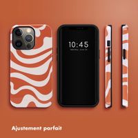Selencia Coque arrière Vivid Apple iPhone 13 Pro - Dream Swirl Orange