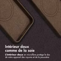 Accezz Coque MagSafe en cuir vintage Samsung Galaxy S24 / S25 - Rustic Brown