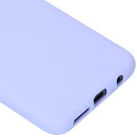 Accezz Coque Liquid Silicone Samsung Galaxy S10e - Violet