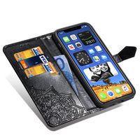 Etui de téléphone portefeuille Mandala Apple iPhone 12 (Pro)