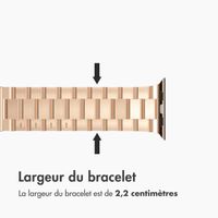 imoshion Bracelet en acier Apple Watch Series 1 á 9 / SE (38/40/41 mm) | Series 10 / 11 (42 mm) - Rose Dorée
