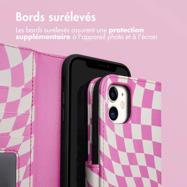 imoshion Étui de télephone portefeuille Design Apple iPhone 11 - Retro Pink