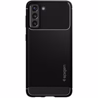 Spigen Coque Rugged Armor Samsung Galaxy S21 - Noir