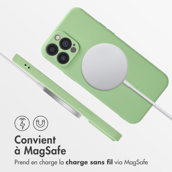 imoshion Coque Couleur avec MagSafe Apple iPhone 13 Pro Max - Vert