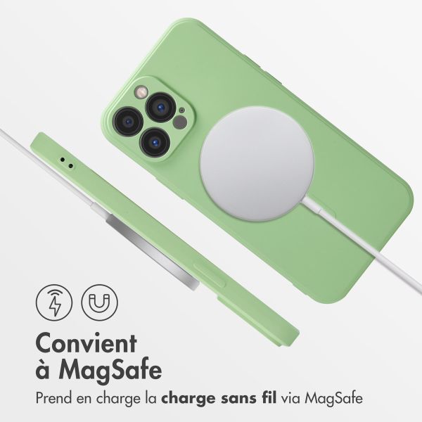 imoshion Coque Couleur avec MagSafe iPhone 13 Pro Max - Vert