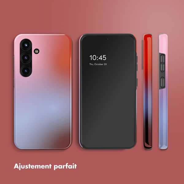 Selencia Coque arrière Vivid Samsung Galaxy S25 - Gradient Soft Blush