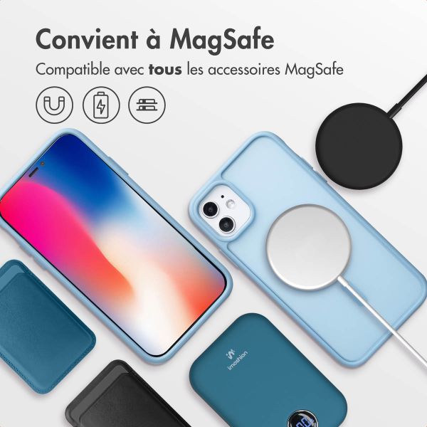 imoshion Coque Color Guard avec MagSafe iPhone 11 - Bleu clair