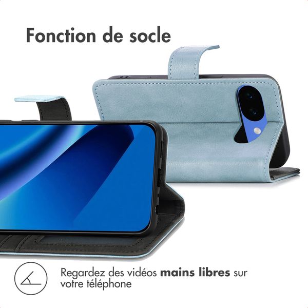 imoshion Étui de télephone portefeuille Google Pixel 10a - Bleu clair
