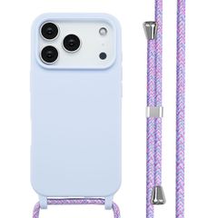 imoshion Coque en silicone avec cordon Apple iPhone 17 Pro - Violet